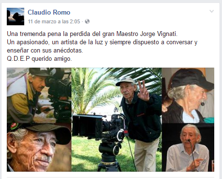 El cine peruano está de duelo, falleció Jorge Vignati 4 j2
