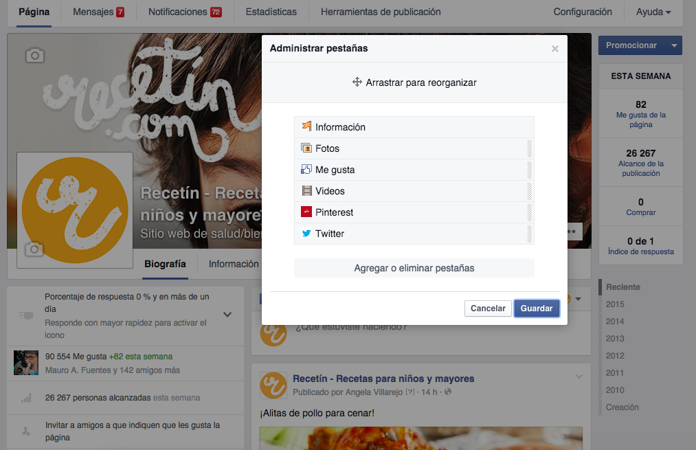 7 Aplicaciones que te ayudarán a mejorar tu Página de Facebook 2 recetin