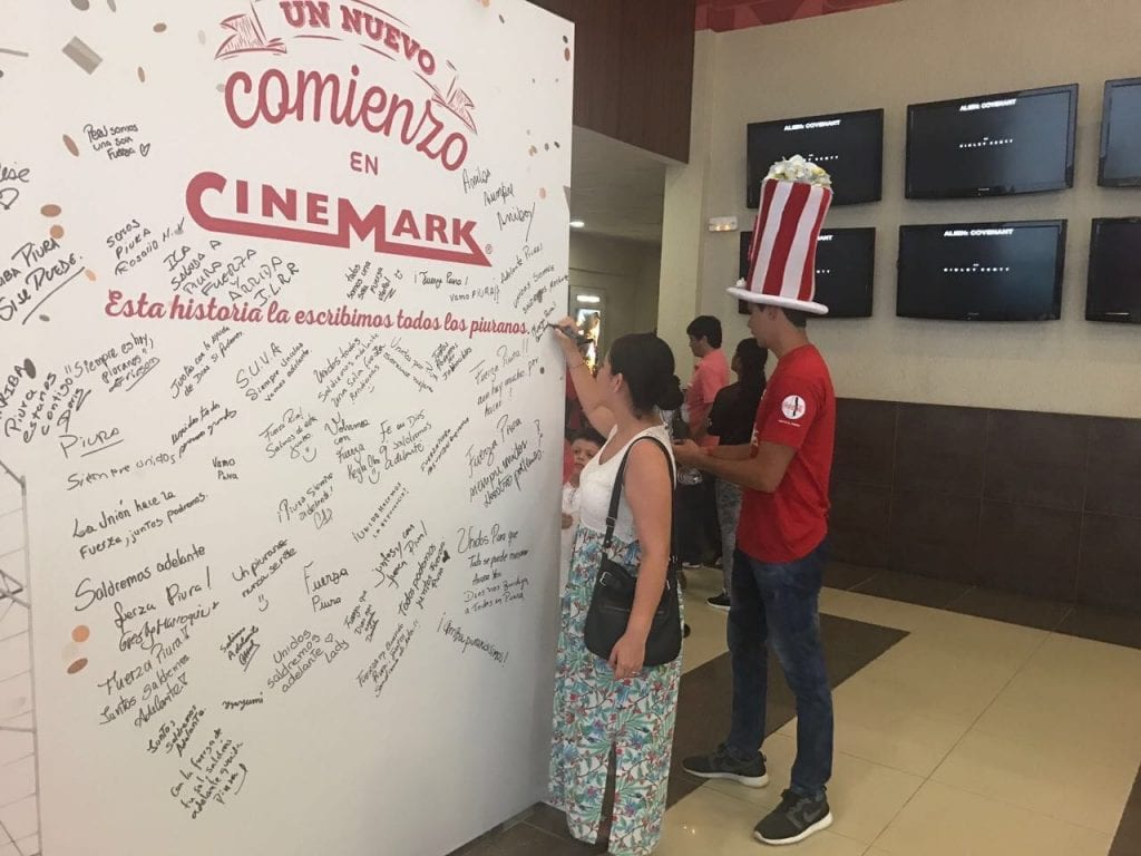 Cinemark y la agencia Mood presentan su nueva campaña de reapertura tras las inundaciones en Piura 3 Cinemark Piura1