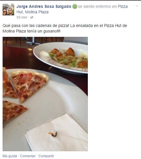 Crisis de marca en restaurantes y fast foods 6 PIZZA HUT