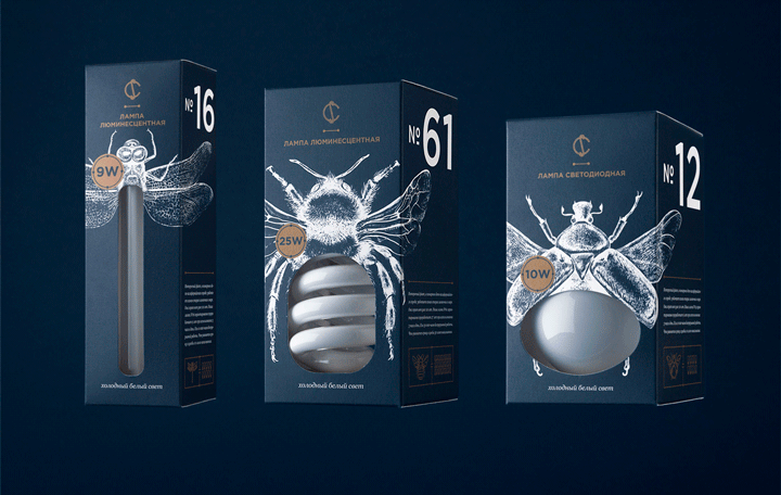 Packaging Bombillas Gif