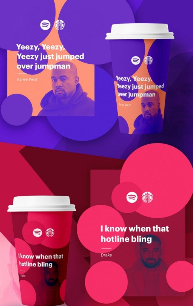 ¿Starbucks y Spotify cocrean una campaña juntos? 2 Starbucks X Spotify 1