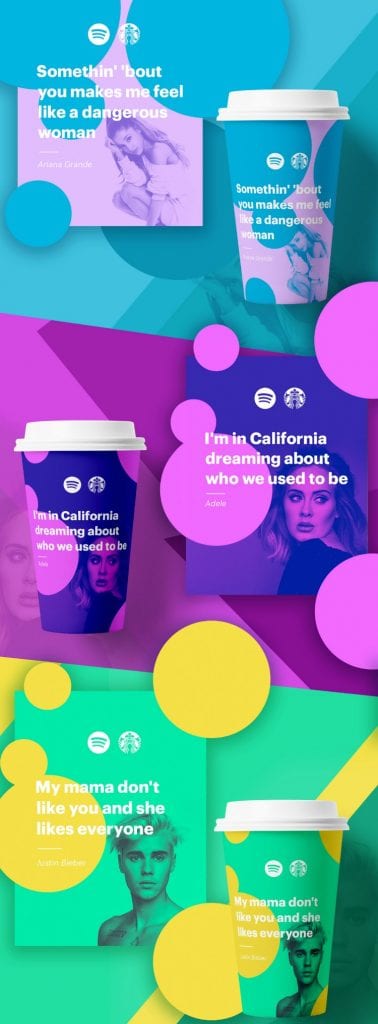 ¿Starbucks y Spotify cocrean una campaña juntos? 3 Starbucks X Spotify 2