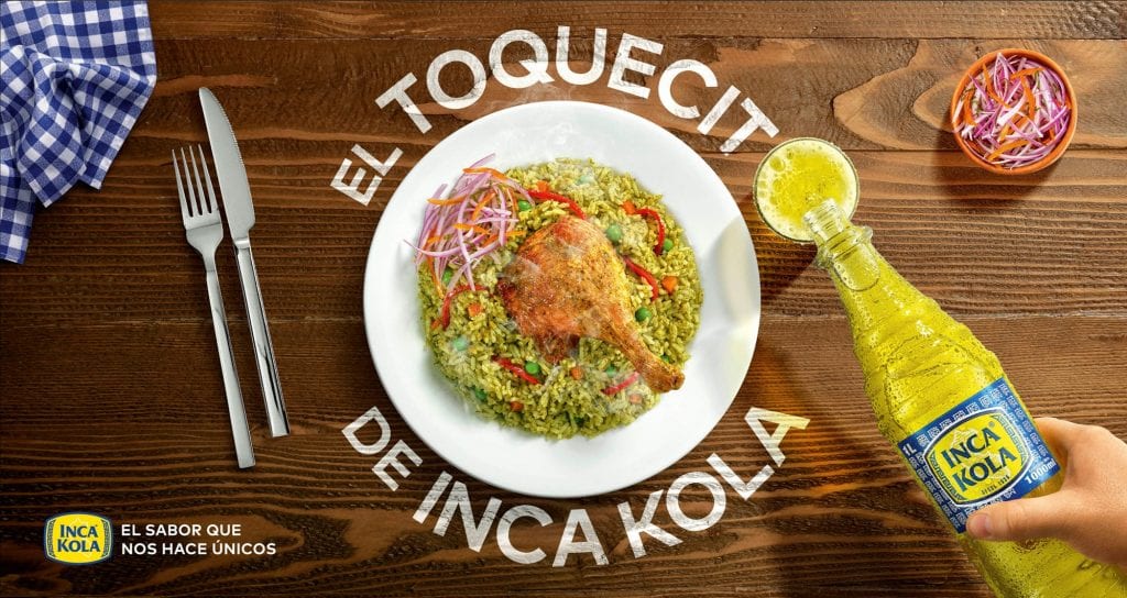 El Toquecito de Inca Kola Arroz con Pollo
