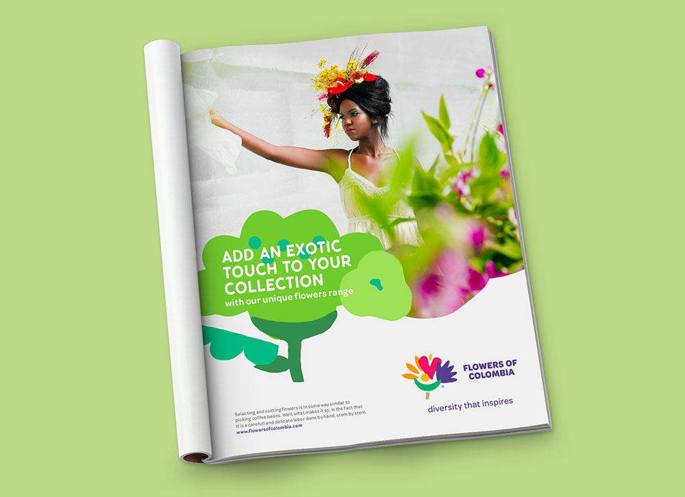 Colombia presenta su nueva marca como exportador mundial de flores 4 flowers of colombia anuncio