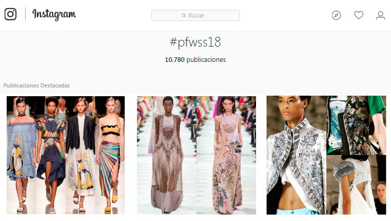 Instagram y las marcas de moda 4 MN N3 PFW