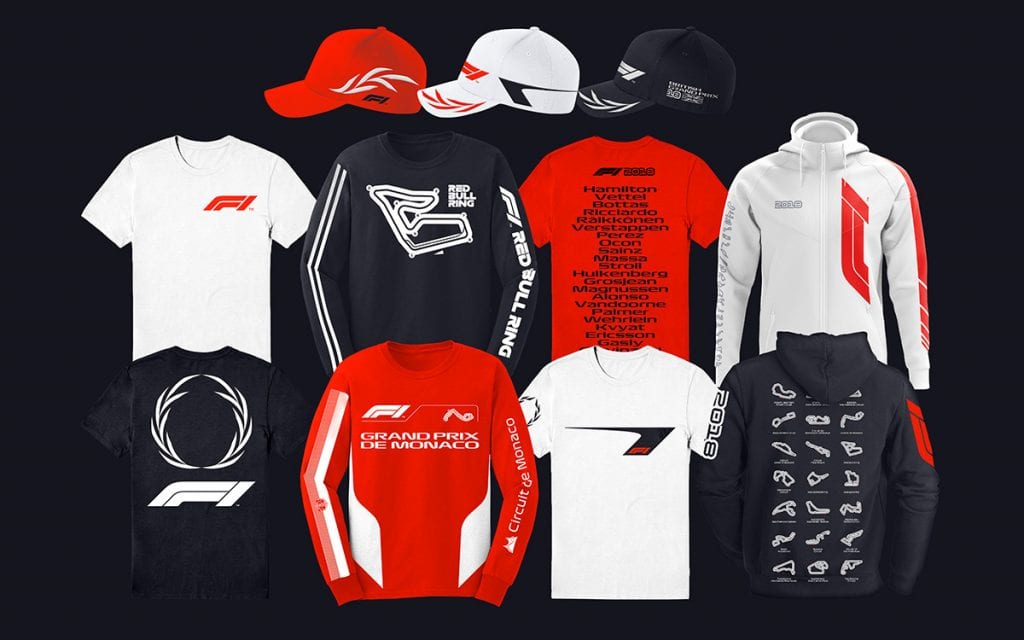 Fórmula 1 cambia de logo después de 23 años 11 f1 new logo merchandise illustrative