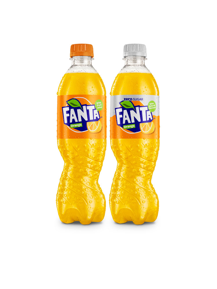Fanta Spiral Bottle Original and Zero Sugar.med