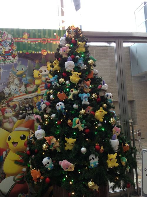 arbol de navidad de pokemon