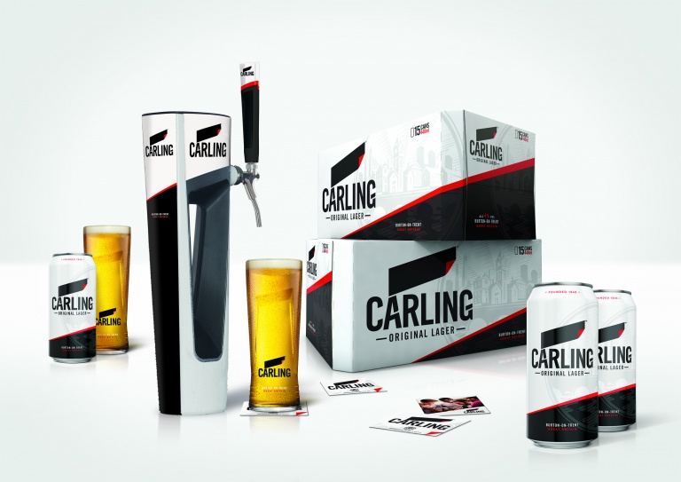 carling pr hero lager range new flat
