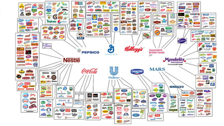 Conoce las diez megacorporaciones que controlan la industria alimentaria 1 4444b18b6a53bca11746d1815700c4a1