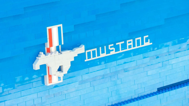Lego crea una réplica a tamaño real del icónico Ford Mustang V8 1 4add85707c30601eec4da0e1131c64c7