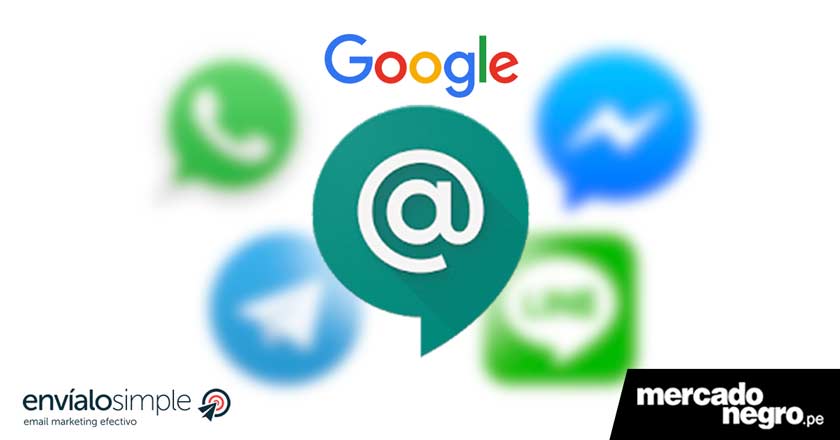 Chat, el nuevo intento de Google de ser parte de los sistemas de mensajería 1 ENVIALO SIMPLE CHAT BAJA