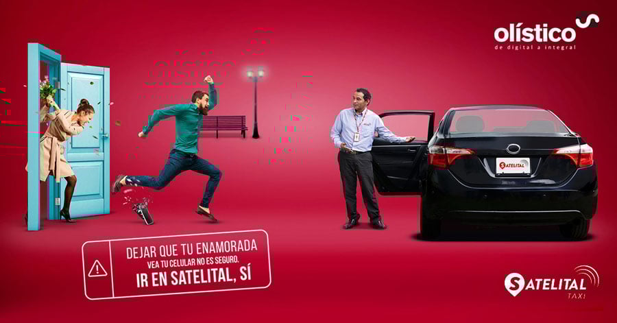 Conoce la nueva campaña gráfica de Olístico y Taxi Satelital 1 olistico satelital portal