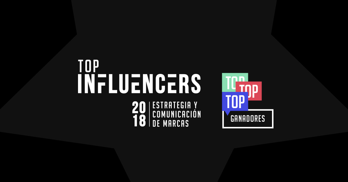 Conoce a los ganadores del TOP INFLUENCERS 2018 1 0 1