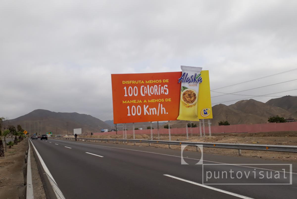 Alaska alerta a los conductores de la Panamericana Sur 1 Alaska Punto 2