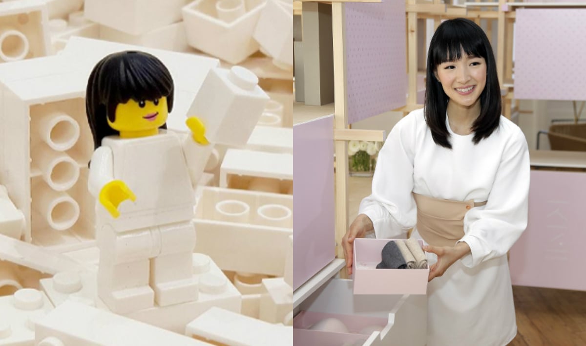 LEGO trolea a Marie Kondo, la gurú del orden, con divertida campaña 1 collage 3