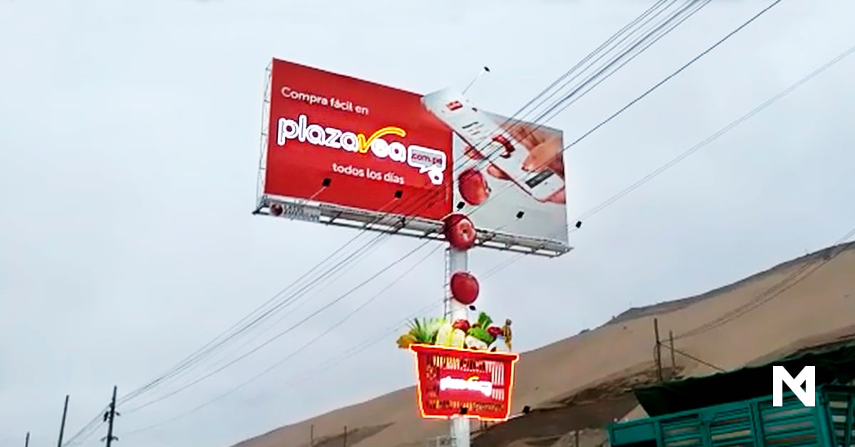 PlazaVea instaló el primer panel del sur de este verano 1 plaza vea