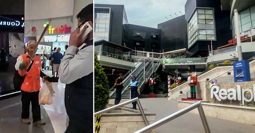 Real Plaza explica la razón por la que no dejó ingresar a adulto mayor 1 real plaza clausurado portal