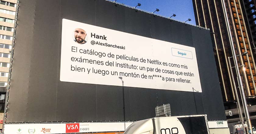 Netflix y cómo convertir un tweet de hater en tu mejor publicidad 1 Netflix HACKER portal 1