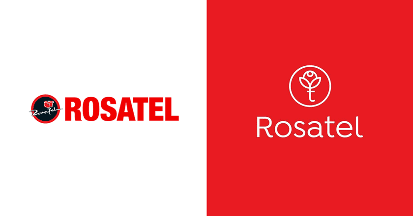 Rosatel cambia de logo celebrando sus 25 años en el mercado 1 antes y despues rosatel portal