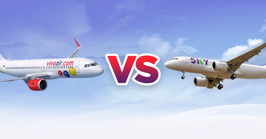 “Guerra Low Cost”: Viva Air en pie de lucha con Sky Airlines 1 viva air vs sky portal