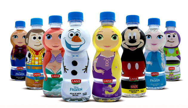 Lanzan aguas embotelladas con entrañables personajes de Disney 1 201303