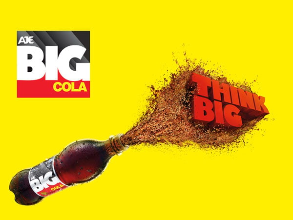 Publicidad de Big Cola, una de las marcas peruanas exitosas