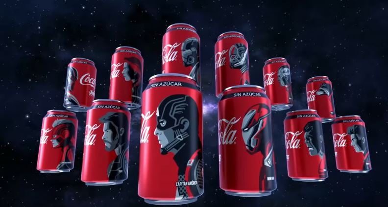 Estas son las nuevas latas de Coca Cola inspiradas en “Avengers: Endgame” 1 Capturaqdaf
