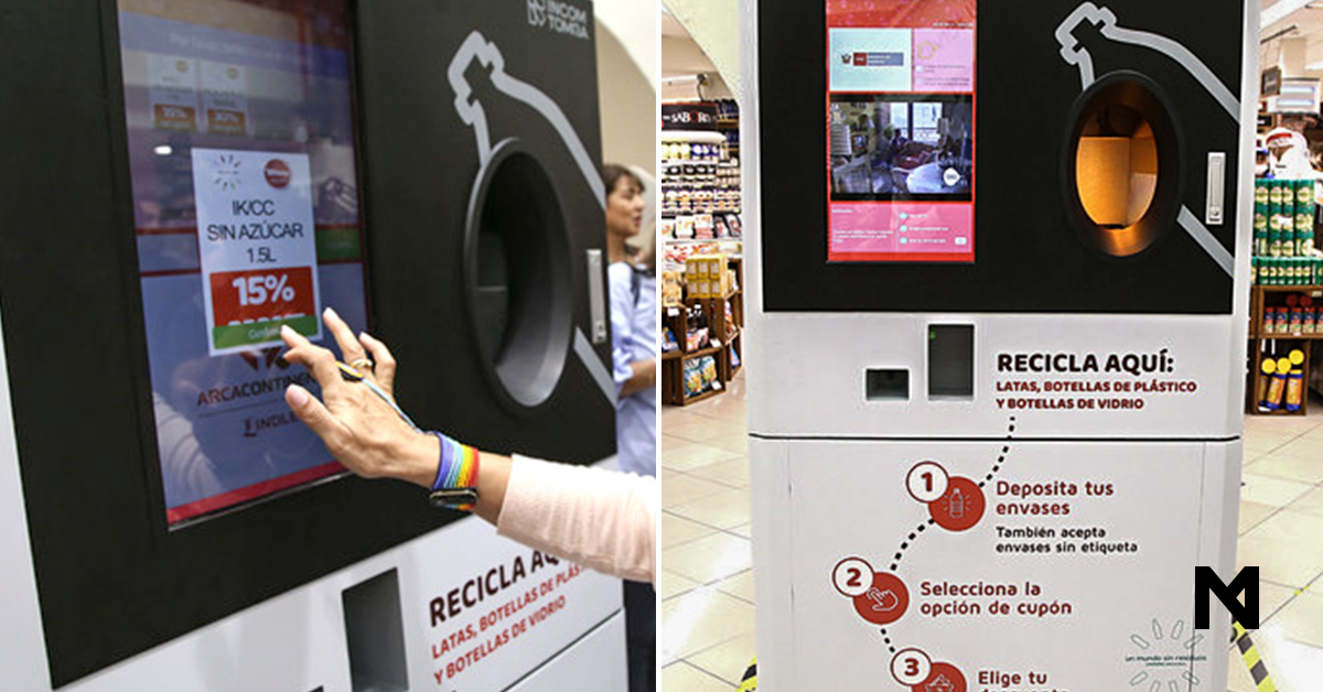 Wong te premiará con descuentos por reciclar botellas de plástico 1 EcoBox la nueva maquina de reciclaje que te da bebidas gratis post