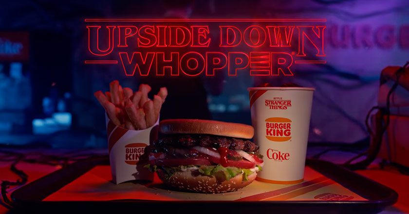 Burger King se une a la fiebre “Stranger Things” 1 burger king crea un whopper al reves en homenaje a stranger things