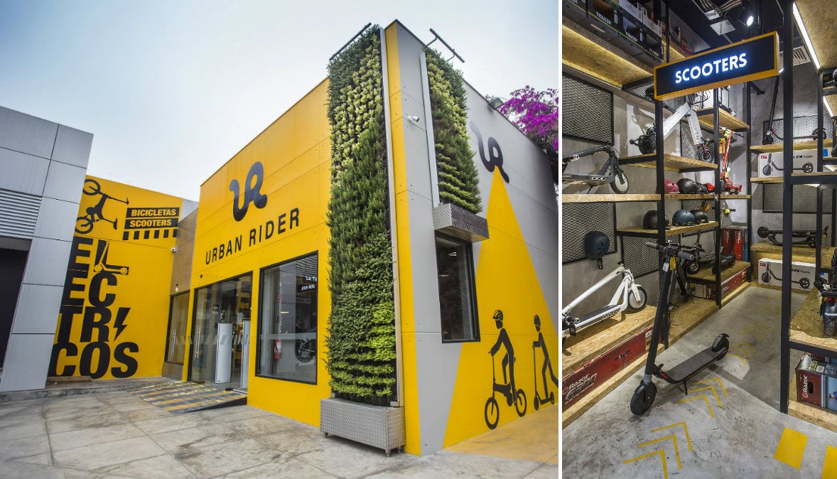 Ingresa al mercado la primera cadena de scooters y bicicletas eléctricas 1 collage