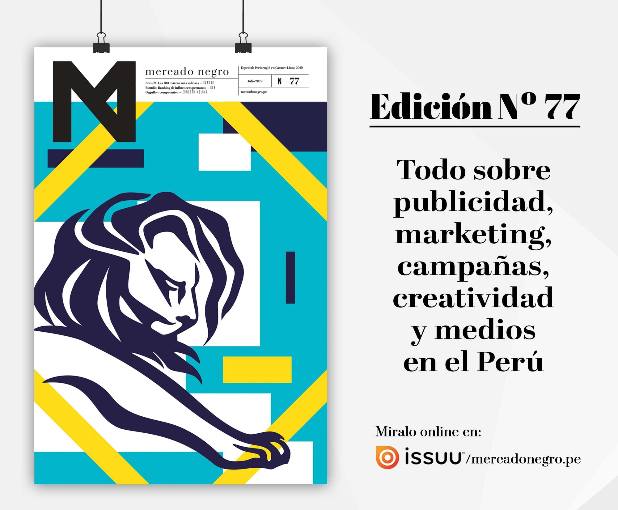 Resumimos 20 años de Perú en Cannes en nuestro periódico #77 1 PRESENTACION AD NEWS 77 BAJA