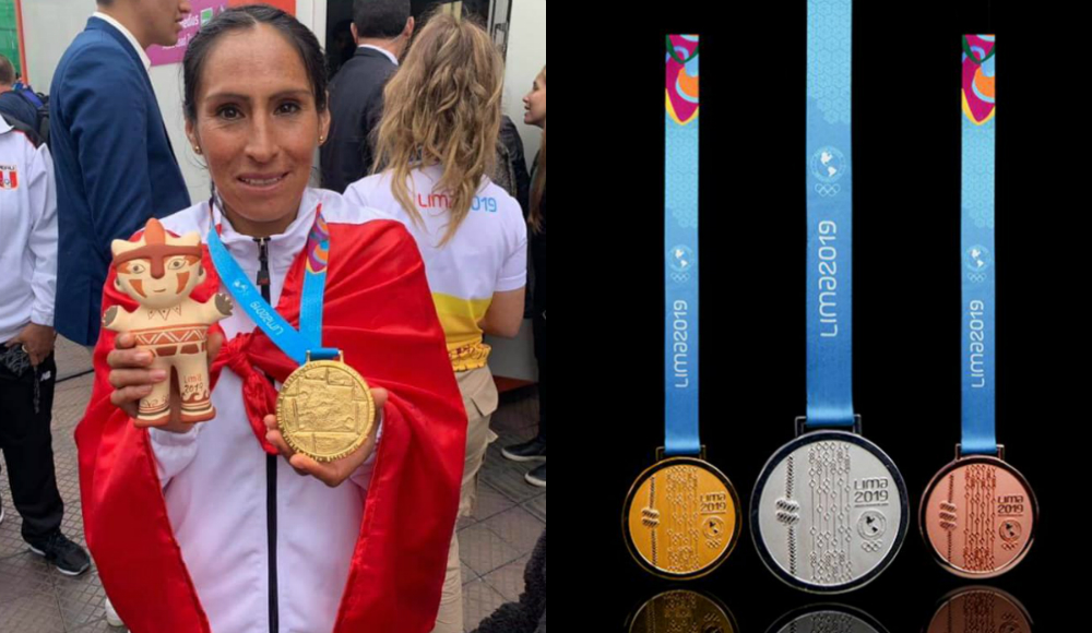 Detalles incaicos adornan medallas de los Panamericanos 2019 1 diseño medallas panamericanos 2019