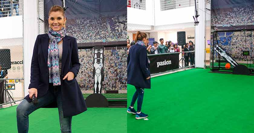 Copa América 2019: robot arquero retó a Alexandra Hörler 1 idat robot arquero alexandra horler