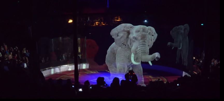 Circo deja libres a animales y los sustituye por hologramas 3D 1 4