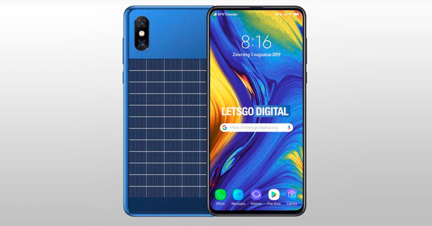 Xiaomi patenta smartphone que recarga su batería con luz solar 1 Xiaomi patenta smartphone que recarga su batería con luz solar