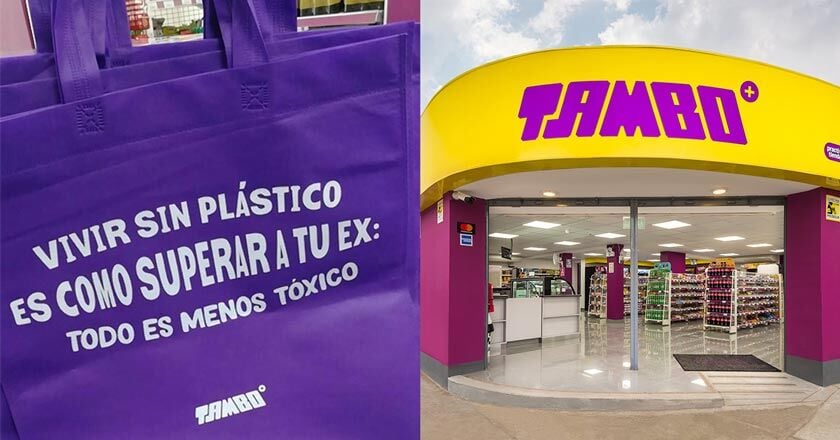 "Superar a tu ex es como vivir sin plástico", aconseja Tambo en sus eco-bolsas 1 TB OJ