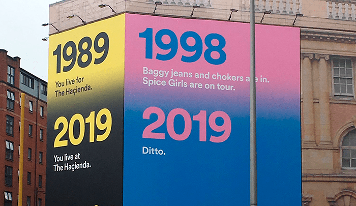 Los ochenta y noventa regresan en nostálgica campaña de Spotify 1 spotify 00