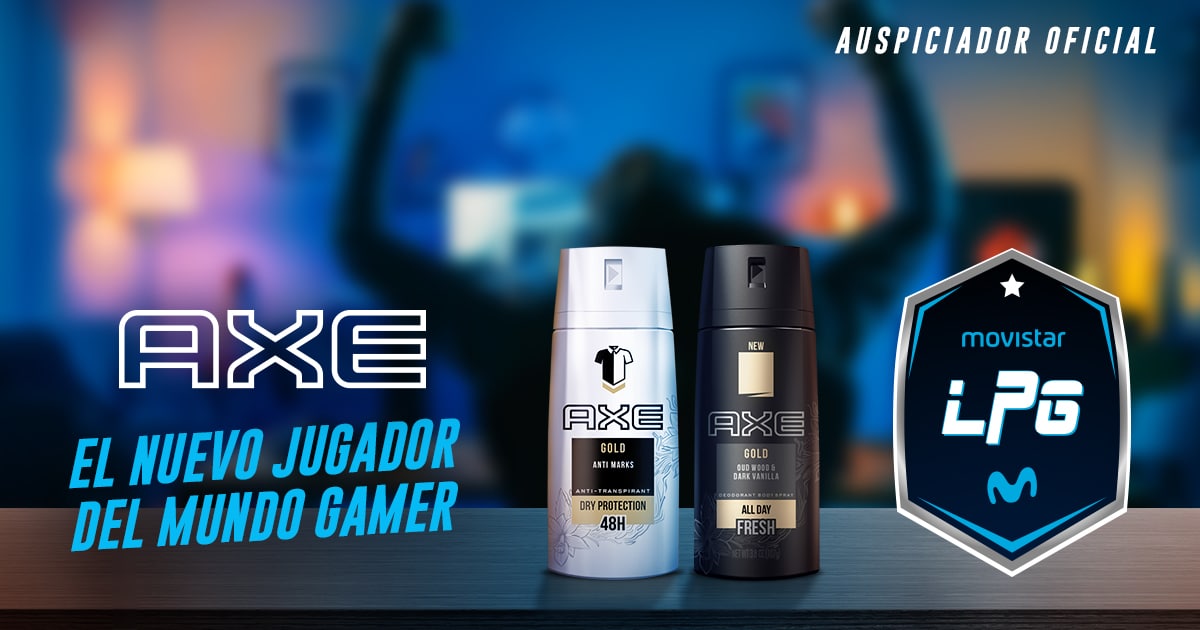 AXE se convierte en ‘support’ oficial de la Liga Movistar Pro Gaming 1 Axe Mercado Negro Web