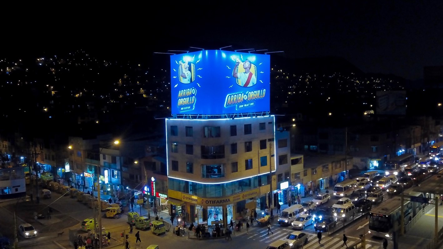 Nuevo panel espectacular se ubica en el centro de la zona Norte de Lima 1 CAPI 1