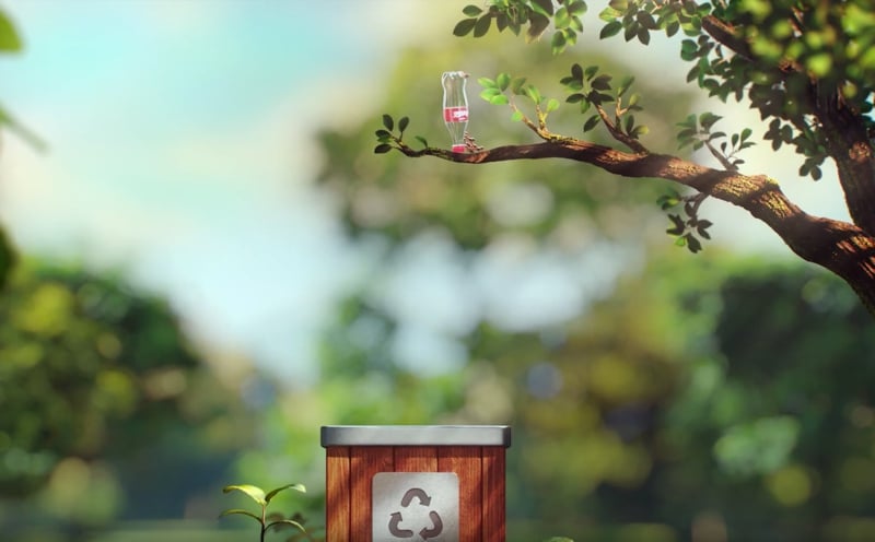 Hormiguitas ayudan a reciclar el plástico en el nuevo spot de Coca Cola 1 coca cola hormigas 0003