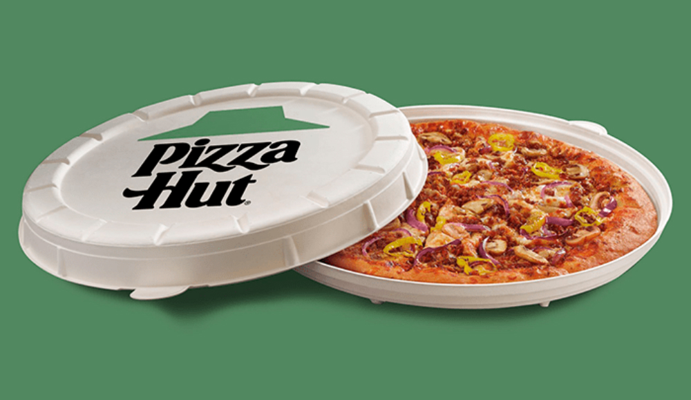 Pizza Hut prueba con cajas redondas más sostenibles y compostables 1 pizza hut sjl