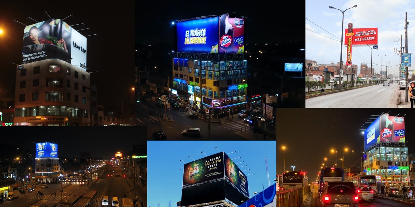 Estos paneles espectaculares impactan en las calles de Lima 1 Capi publicidad 1