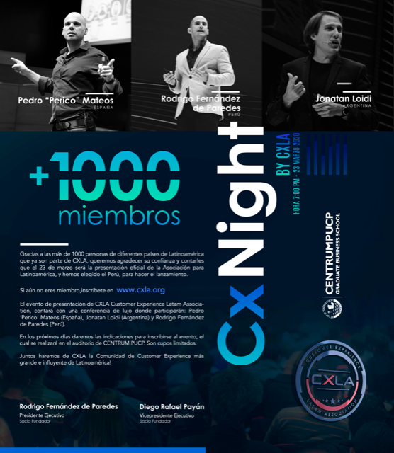 CXNight, una oportunidad para conocer más sobre el fascinante mundo de la experiencia 2 1582548822431 flyer