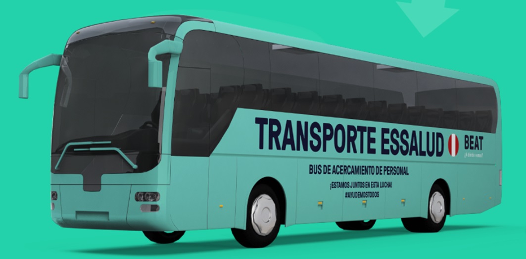 Beat habilita bus para el transporte gratuito del personal de EsSalud 1 fbdf 2