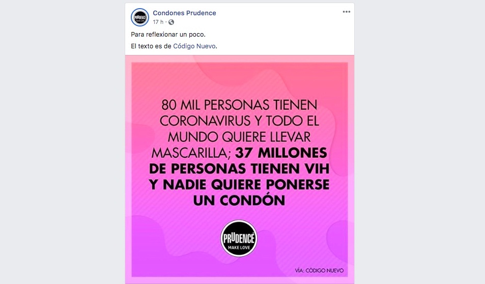 "37 millones infectados con VIH y nadie quiere ponerse un condón" 1 prudence