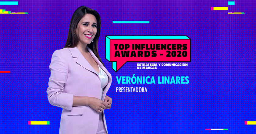 Verónica Linares será la conductora del Top Influencers 2020 1 veronica linares presentadora top influencers 2020