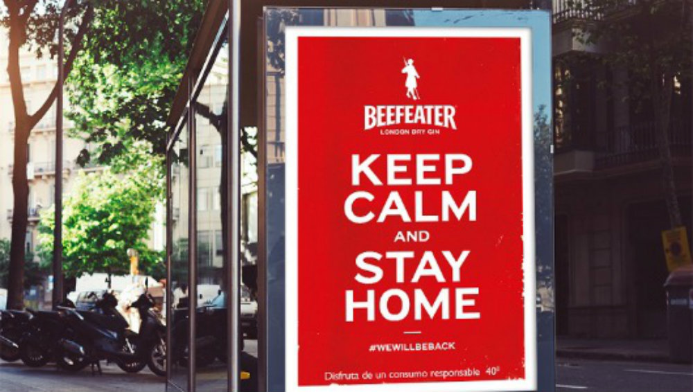 Beefearter rescata la famosa frase ‘Keep Calm’ y la adapta a los tiempos de coronavirus 1 manten la calma quedate en casa coronavirus peru cuarentena