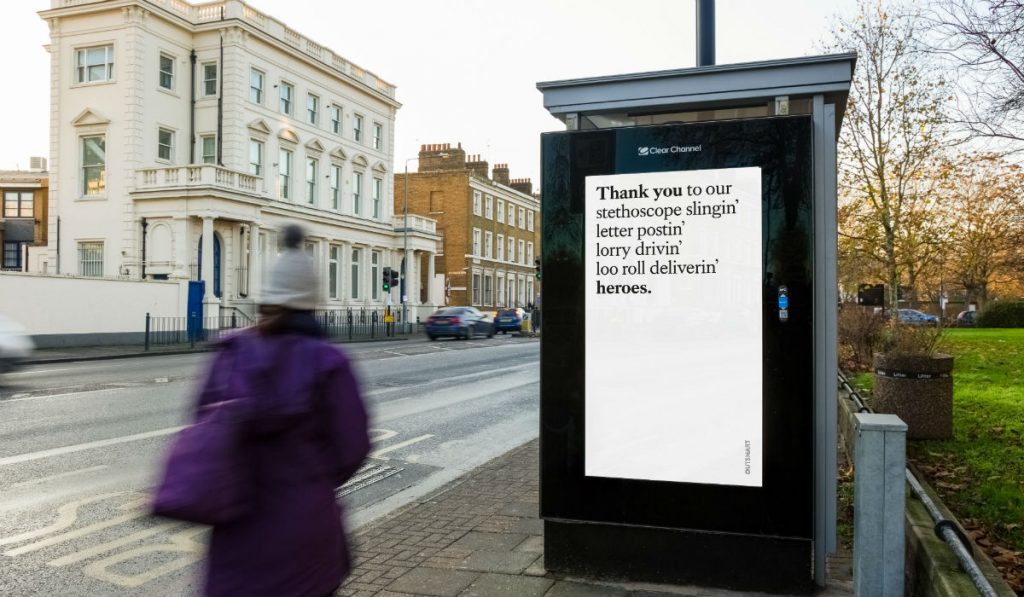 DOOH da las gracias al personal esencial en todo Reino Unido 3 DOOH